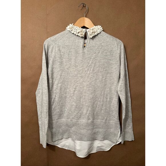 Ted Baker Nansea Floral Collar Mockable Sweater - Picture 5 of 7